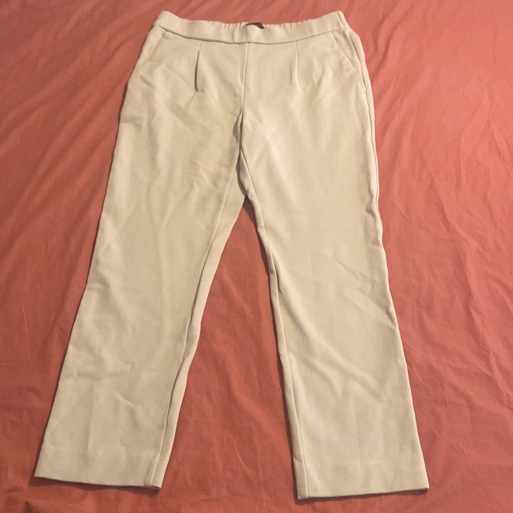 Light Khaki elastic waist pants